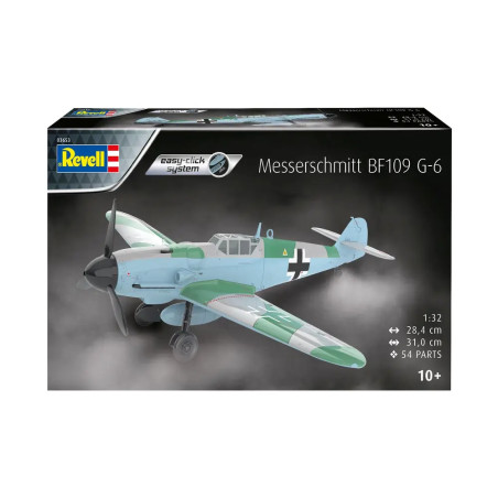 Messerschmitt Bf109G-6 (Click System), Revell Bausatz zum Zusammenstecken mehrfarbig