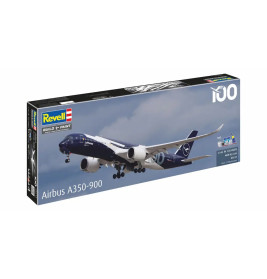 Geschenkset A350-900 - Lufthansa 100years, Revell Modellbausatz mit Basiszubehör
