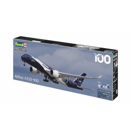 Geschenkset A350-900 - Lufthansa 100years, Revell Modellbausatz mit Basiszubehör