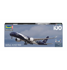 Geschenkset A350-900 - Lufthansa 100years, Revell Modellbausatz mit Basiszubehör