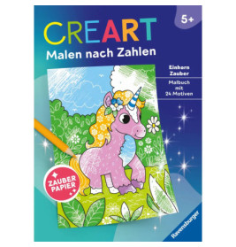 CreArt Malen nach Zahlen Einhorn ab 5 Jahre