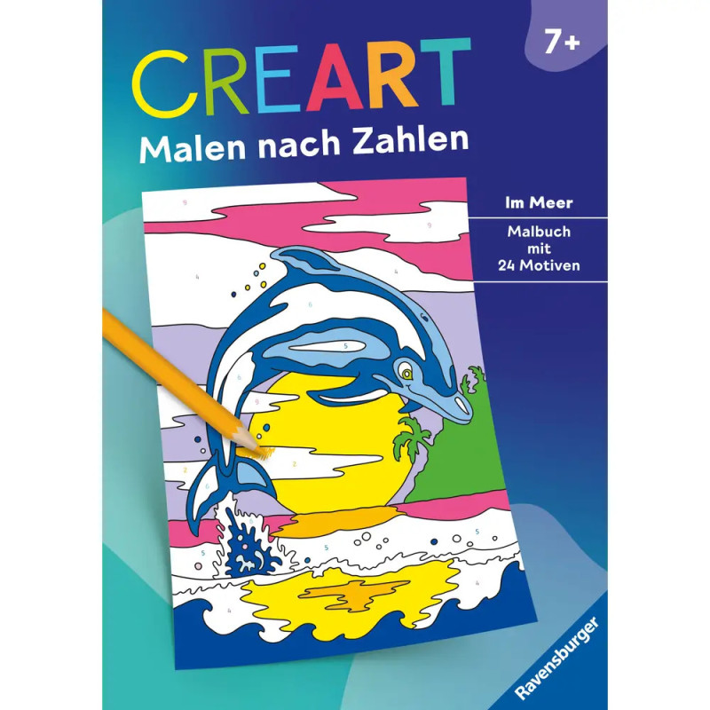 CreArt Malen nach Zahlen Im Meer ab 7 Jahre