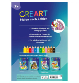 CreArt Malen nach Zahlen Im Meer ab 7 Jahre