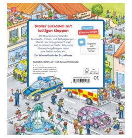 Sachen suchen Wimmelbuch Fahrzeuge im Einsatz