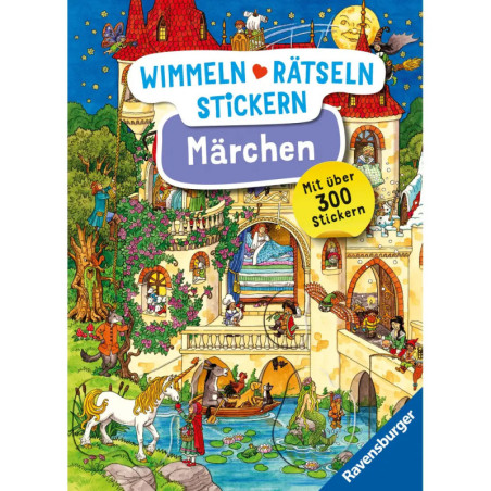 Wimmeln, Raetseln, Stickern: Märchen
