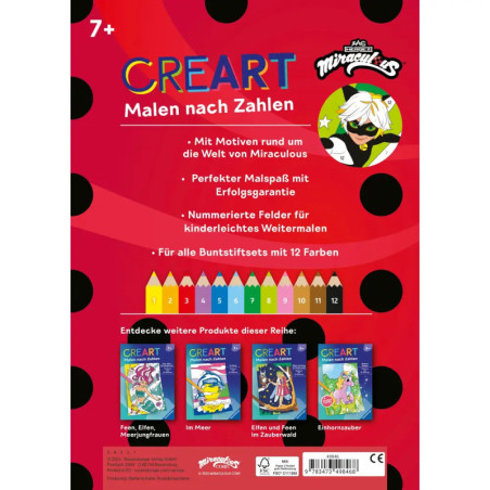 CreArt Malen nach Zahlen ab 7: Miraculous