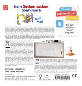 Ravensburger Hör mal hin: Sachen suchen, Sachen hören Baustelle – Soundbuch ab 18 Monate