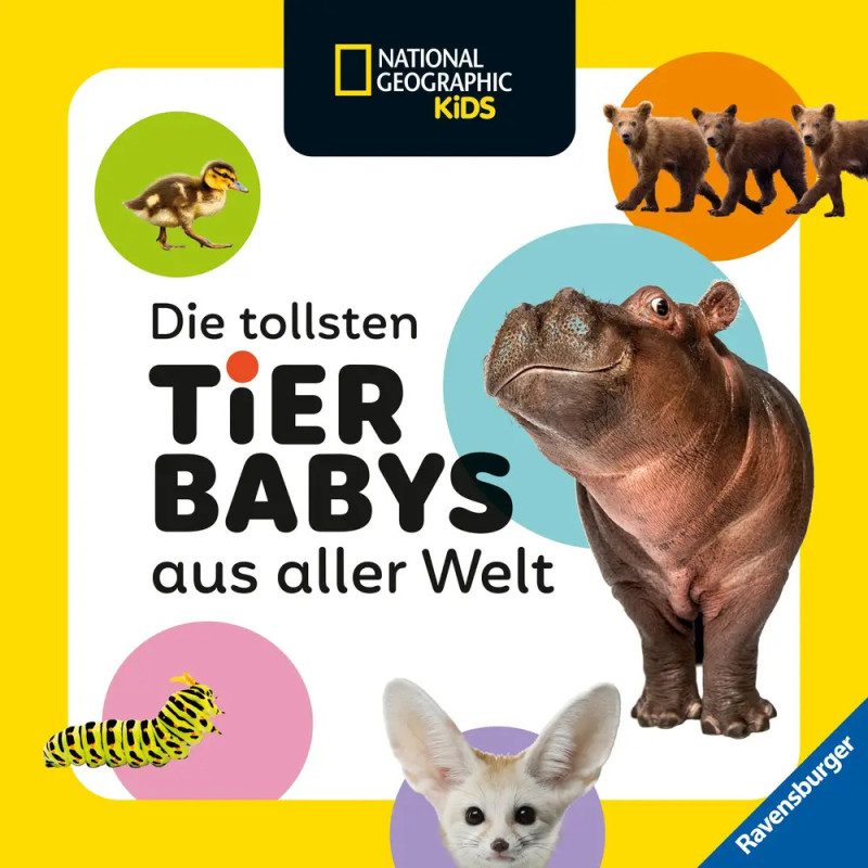 Ravensburger National Geographic Kids 'Die tollsten Tierbabys' (48115) – Über 128 Zeichen: Nicht erlaubt