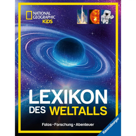 Ravensburger National Geographic Kids 'Lexikon d. Weltalls' (48116) – Abenteuer für junge Astronauten