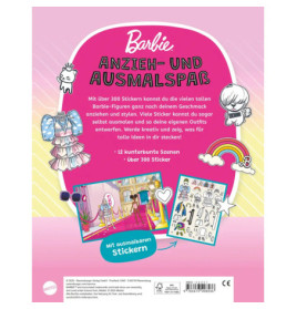 Ravensburger Mein Ausmalstickerbuch Barbie – Glamouröser Mal- & Sticker-Spaß
