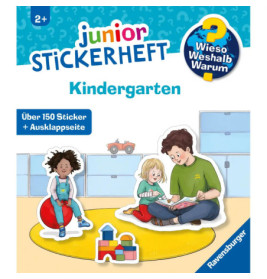 Ravensburger: Wieso? Weshalb? Warum? junior Stickerheft Kindergarten – Ab 3 Jahren
