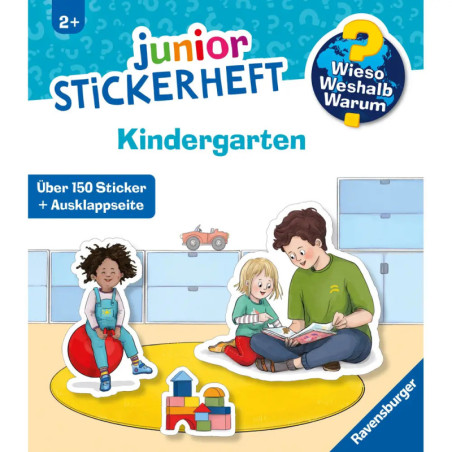 Ravensburger: Wieso? Weshalb? Warum? junior Stickerheft Kindergarten – Ab 3 Jahren