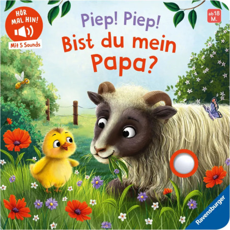 Ravensburger® Hör mal hin – Piep! Piep! Bis bald! – Soundbuch ab 18 Monaten