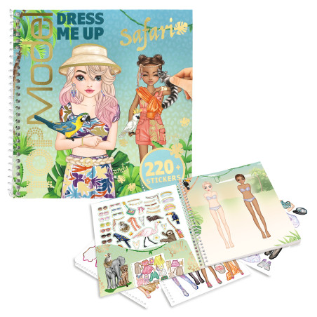 TOPModel Dress Me Up Sticker- buch