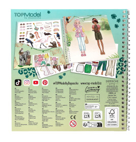 TOPModel Dress Me Up Sticker- buch