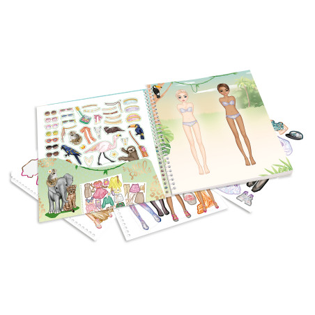 TOPModel Dress Me Up Sticker- buch