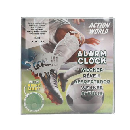 Action World Wecker Fußball