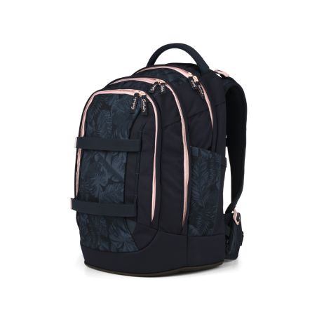 Satch Pack Schulrucksack Midnight Jungle: Ergonomisch, mitwachsend, nachhaltig & 30L Volumen