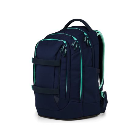 Satch Pack Schulrucksack Ocean Mint: Ergonomisch, mitwachsend, nachhaltig & 30L Volumen