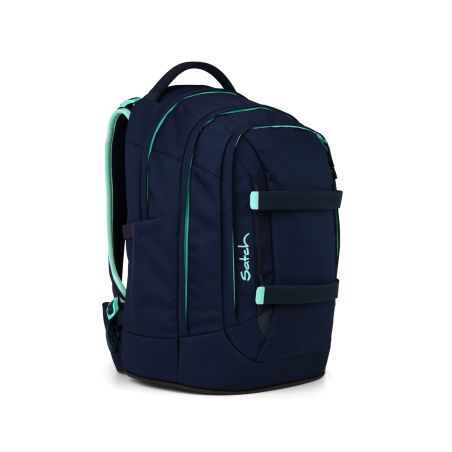 Satch Pack Schulrucksack Ocean Mint: Ergonomisch, mitwachsend, nachhaltig & 30L Volumen