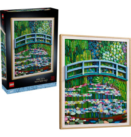 LEGO® ART 31220 Claude Monet, Brücke über einen Seerosenteich