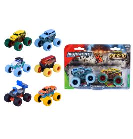 Majorette Monster Rockerz Double Pack – 2 Offroad-Fahrzeuge, 3-fach sortiert