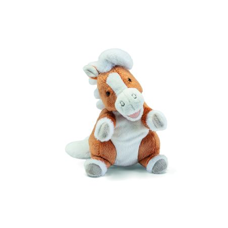 Trudi Handpuppe Pferd Schecke – Hochwertig, weich & ideal für kreatives Spiel