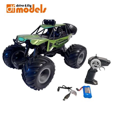 df models Jumbo Foot V2 Off-Roader 1:10 Grün – Ferngesteuerter Monstertruck