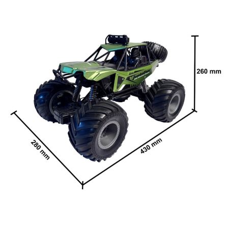 df models Jumbo Foot V2 Off-Roader 1:10 Grün – Ferngesteuerter Monstertruck