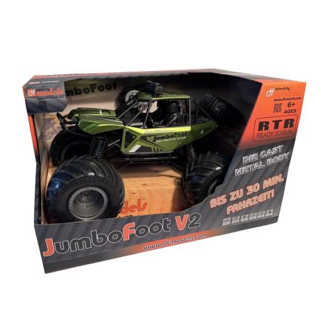 df models Jumbo Foot V2 Off-Roader 1:10 Grün – Ferngesteuerter Monstertruck