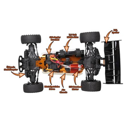 DF-Models Speed Slugger Buggy 1:10 – RTR brushed RC-Car für Einsteiger & Profis