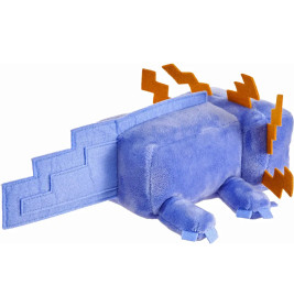 Minecraft weiches Spielzeug blaues Axolotl, ca. 20 cm große weiche Sammelfigur, vom Videospiel inspi