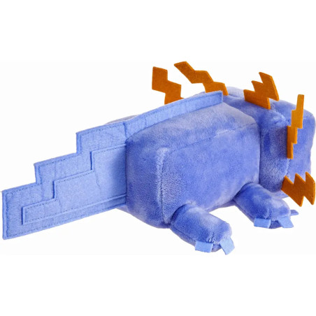 Minecraft weiches Spielzeug blaues Axolotl, ca. 20 cm große weiche Sammelfigur, vom Videospiel inspi