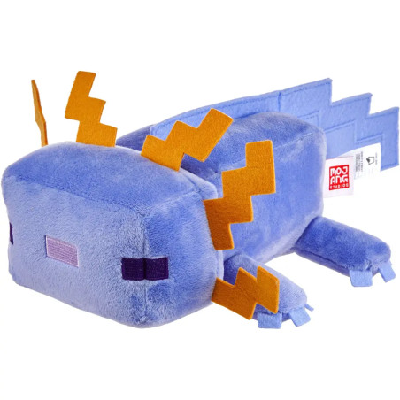 Minecraft weiches Spielzeug blaues Axolotl, ca. 20 cm große weiche Sammelfigur, vom Videospiel inspi