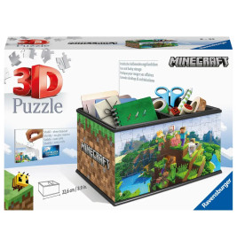 Ravensburger 11286 Puzzle Aufbewahrungsbox - Minecraft 3D 216 Teile