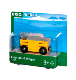 33969 BRIO Tierwaggon Elefant