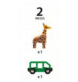 33724 BRIO Giraffenwagen