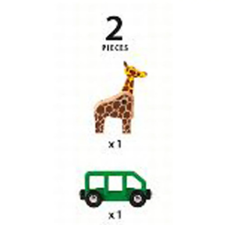 33724 BRIO Giraffenwagen