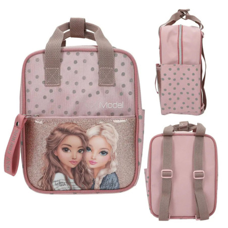 Depesche TOPModel Rucksack DOTS – Stylischer Ranzen für Schule & Freizeit | Depesche 14011