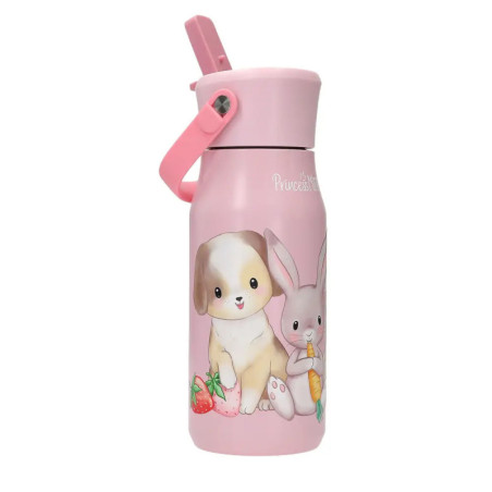 Depesche Princess Mimi Trinkflasche Edelstahl – Robust, langlebig, für Schule & Ausflüge