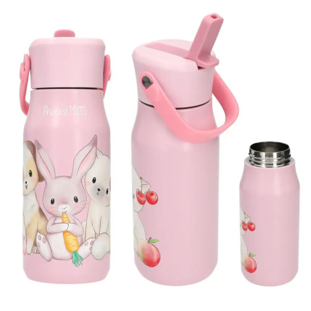 Depesche Princess Mimi Trinkflasche Edelstahl – Robust, langlebig, für Schule & Ausflüge
