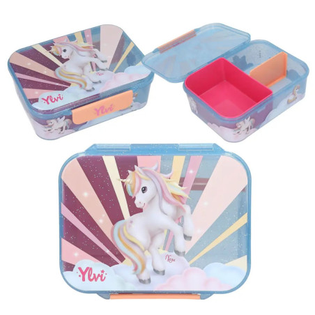Depesche Ylvi Brotdose SUGAR POP – Bunt & BPA-frei für Kindergarten/Schule