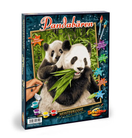 Malen nach Zahlen - Pandabären