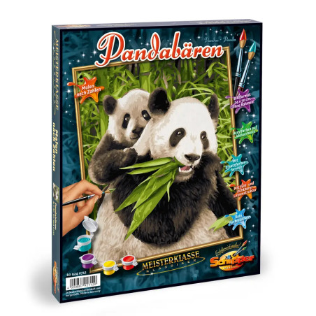 Malen nach Zahlen - Pandabären