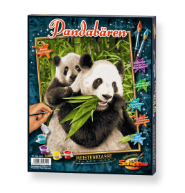Malen nach Zahlen - Pandabären