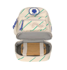 Lässig Mini Rucksack Happy Trails Frog – Ergonomischer Kinderrucksack, grün (200g)