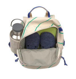 Lässig Mini Rucksack Happy Trails Frog – Ergonomischer Kinderrucksack, grün (200g)