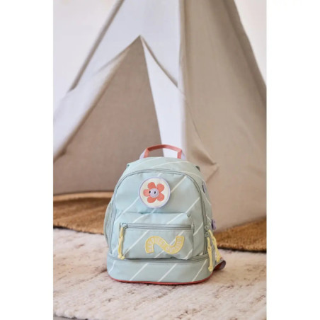 Lässig Mini Rucksack Happy Trails Flower – Ergonomischer Kinderrucksack, bunt (200g)
