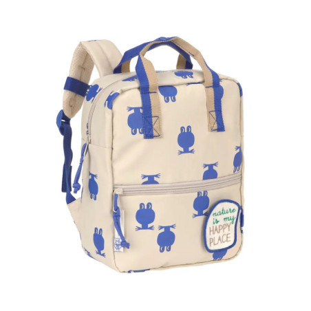 Lässig Mini Square Rucksack Happy Trails Frog – Kompakter Kinderrucksack