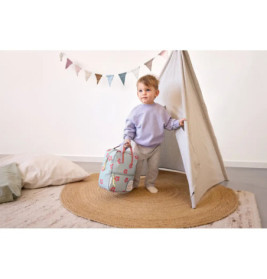 Lässig Mini Square Rucksack Happy Trails Flower – Kinderrucksack mit Stil